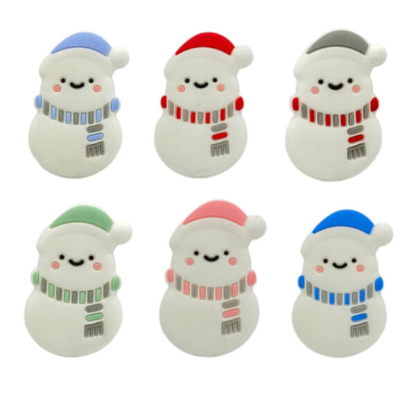 Wholesale Christmas green cartoon 3D focal beads