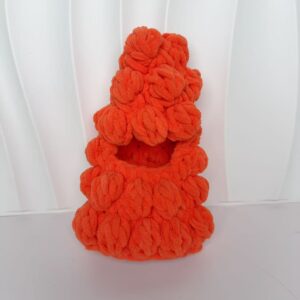 White embryo orange Christmas tree headgear