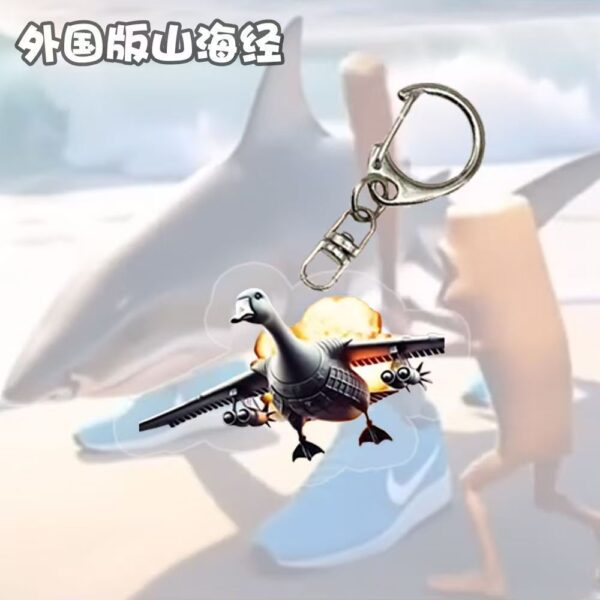 Wholesale Classic of Mountains Acrylic Keychain Backpack Accessory