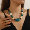 O1CN0195HM0B1VD60Xddqv4_2466522618-0-cib Wholesale Elliptical beaded geometric acrylic necklace
