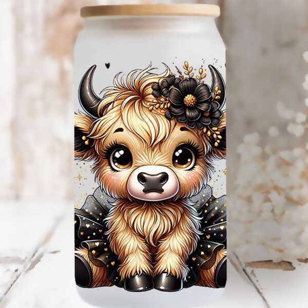 Wholesale UV Transfer Paste Glass Crystal Label Crystal Paste Cross-border Special Paste for 16oz Glass Cup 23cmX11cm