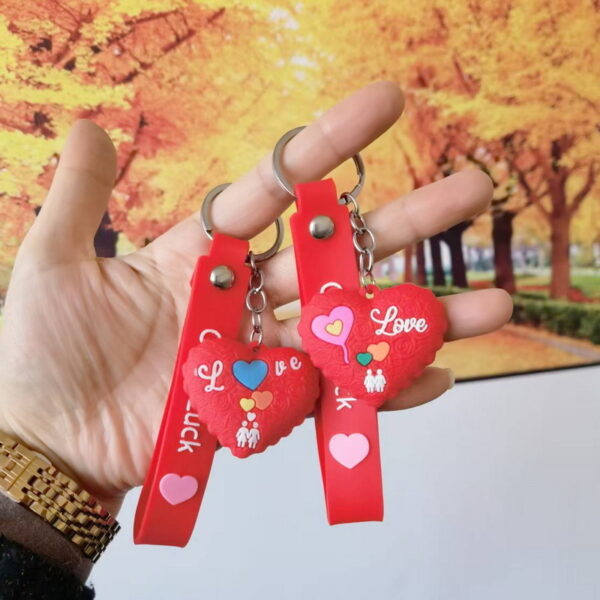 Wholesale Cartoon Love Wings Valentine's Day Keychain