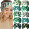 O1CN019DMgaB1aYggHC7GQk_2360483342-0-cib Wholesale St. Patrick's print cross clover elastic headband
