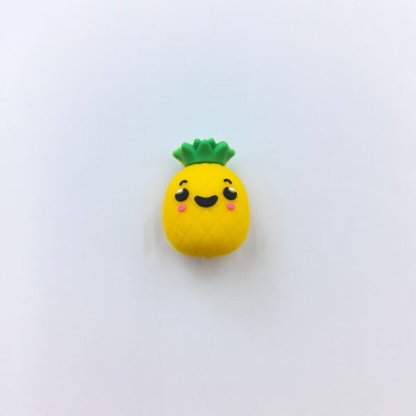 O1CN019F7xrg2FO3iIyimeL_2216349148869-0-cib Wholesale 10pcs Anime Cute 3D Pineapple Silicone DIY Beads