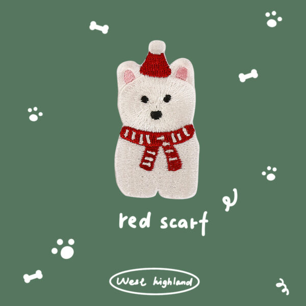 Wholesale CuteDog Embroidery Sticker DIY Patches