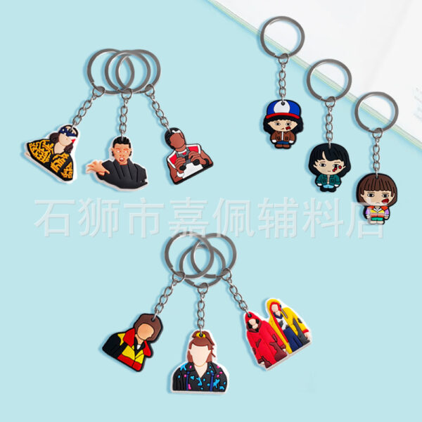 O1CN019FUnhB1WHV9USSw1e_2213344632763-0-cib Wholesale strange story keychain schoolbag bag pendant car keychain pendant