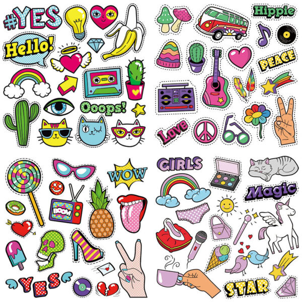 Wholesale Cute and Diverse Cartoon UV DTF Ready to Press Transfers Wrap