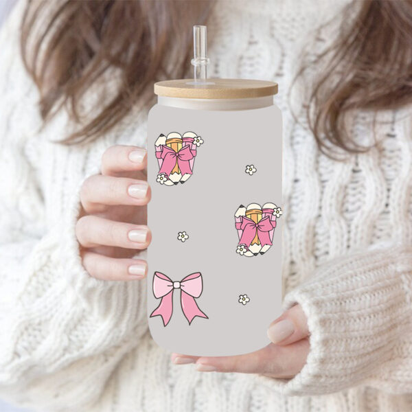 Wholesale UV Transfer Paste Glass Crystal Label Crystal Paste Cross-border Special Paste for 16oz Glass Cup 23cmX11cm