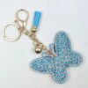 Wholesale Butterfly Creative All-match Bag Pendant Personalized Tassel Keychain Hot Diamond