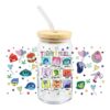 Wholesale Mind Secret Force UV DTF Transfer Crystal Transparent Sticker 23.6X10.6cm Waterproof Scratch Resistant Cartoon