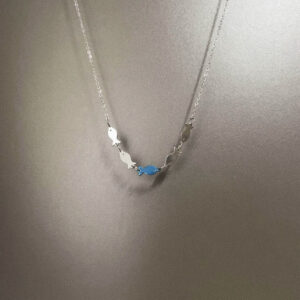 16 # Titanium steel model-blue fish d968