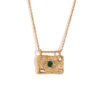 Wholesale Malachite-eyed zircon necklace