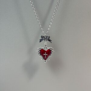 D1031-necklace-1 piece-red