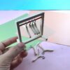 Wholesale Dollhouse mini simulation clothes hanger Doll Accessories