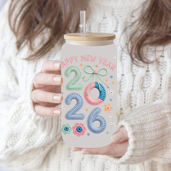 Wholesale UV transfer sticker for glass cups sticker 16OZ UV DTF WRAPS