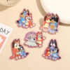 Wholesale glitter acrylic applicator DIY jewelry aessories chilen's cute backpack aessories