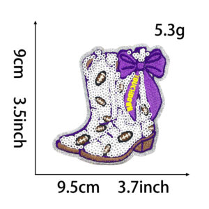 Hot melt glue*purple*boots