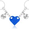 Wholesale Valentine's Day Couple Hook Building Blocks Love Keychain