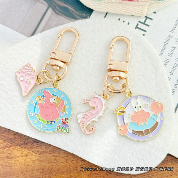 O1CN019SyC832L5dWkW6QkC_2214289709641-0-cib Wholesale Cute cartoon metal keychain