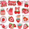 Wholesale Sweet Strawberry Embroidered Cloth Sticker Clothes Decoration Patch