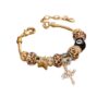 Wholesale Golden leopard Print Cross Grand Bracelet