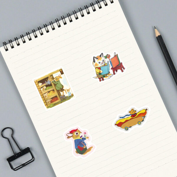 O1CN019XxJCt2JttpjSPqnV_2220048729480-0-cib Wholesale 60 Cute Scarry Waterproof Vinyl Stickers