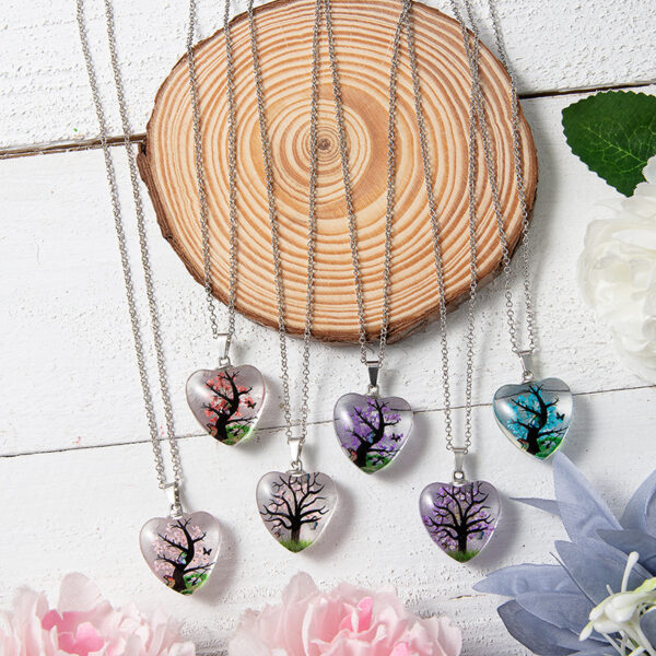 Wholesale Love Eternal Flower Pendant Necklace
