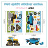 Wholesale Cartoon Countryside Construction Vehicle Puzzle Stickers