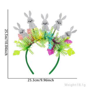multiple silver rabbit models / Color band headband (without light)