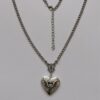 Wholesale Mini Silver Heart Photo Box Stainless Steel Necklace