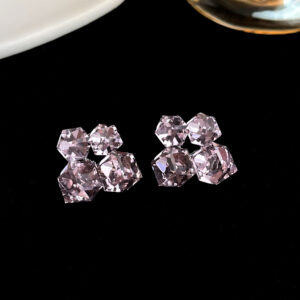 Purple sugar cube-silver needle