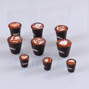 Wholesale Floral coffee cups food toysDoll Accessories