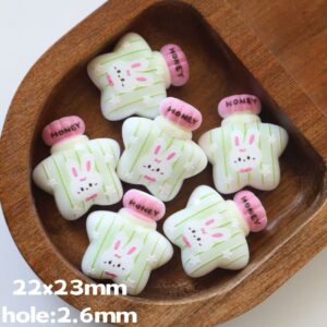 Little Rabbit / Printed wishing bottle