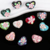Wholesale Flower Heart Soft Ceramic Diamond Ball Beads