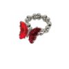 O1CN019jaNyQ1l5L8jSs1ER_2216005864767-0-cib Wholesale Dark diamond studded red and white butterfly ring