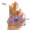 Wholesale Full Rhinestone Demon Eye Keychain