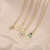 Wholesale Devil's Eye Necklace Stainless Steel Clavicle Chain