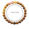 Wholesale Eight Planets Tiger Eye Stone Stone Bracelet