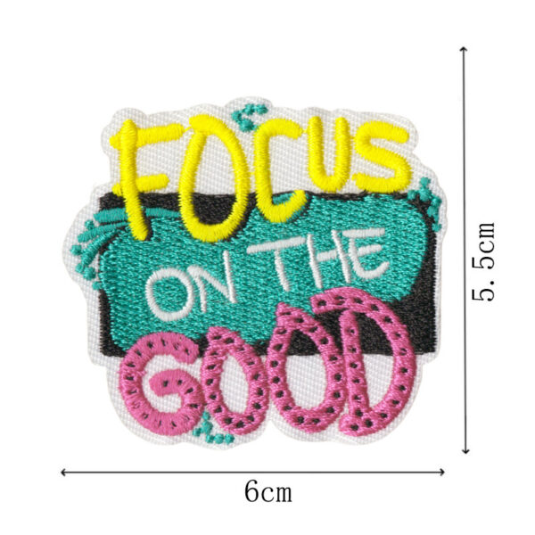 O1CN019vsjBX1kzNzrYft8p_1703404754-0-cib Wholesale Cartoon Cute Fun Letter Series Embroidered Patches