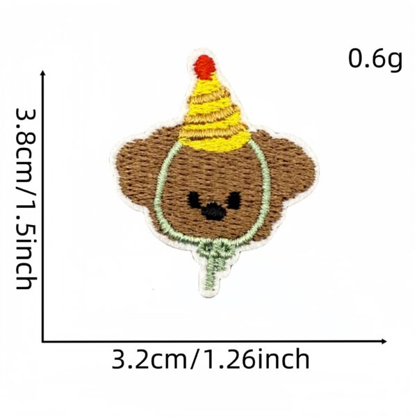 Wholesale Cute cartoon animal cat dog embroidery DIY Patches