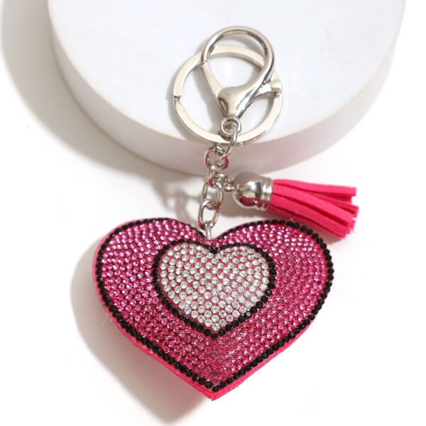 O1CN019z0eK724CBkofwOIs_2200538867354-0-cib Wholesale Hairball tassel pendant Love Valentine's Day keychain