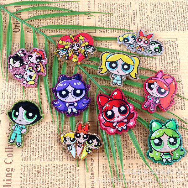 Wholesale Cute Cartoon Flying Little Girl Accessories (Acrylic)