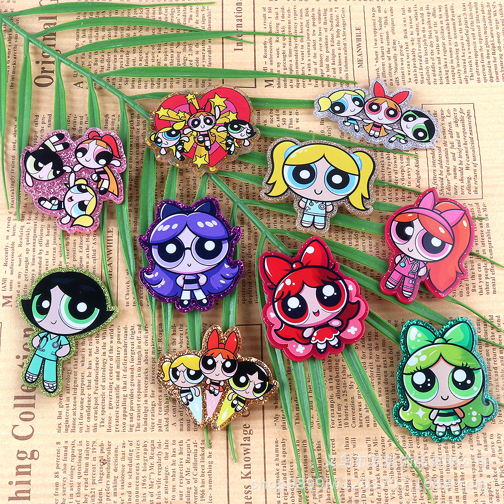 Wholesale Cute Cartoon Flying Little Girl Aessories (Acrylic)