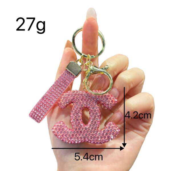 Wholesale Stylish Rhinestone-Embellished Letter Keychain OLY Exclusive