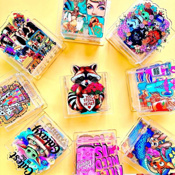 Wholesale Acrylic Pen Holder Pen Box Cross-Border Storage Stationery 10cm OLY Exclusive