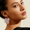 O1CN01A0K4381ZzQHeTmkAT_2214986983265-0-cib Wholesale Sunflower Bow Acrylic Pendant Earrings Daily Matching Jewelry