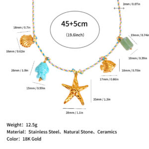 (starfish model) 6 knots
