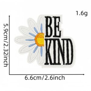 Pink kindness english cloth stickers 12#
