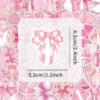 Wholesale 103 Pink Bow Cute Girlish Waterproof Vinyl Stickers