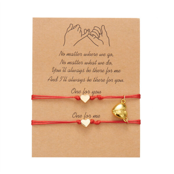 Wholesale Valentine's Day Magnetic Love Paper Card Hand Rope